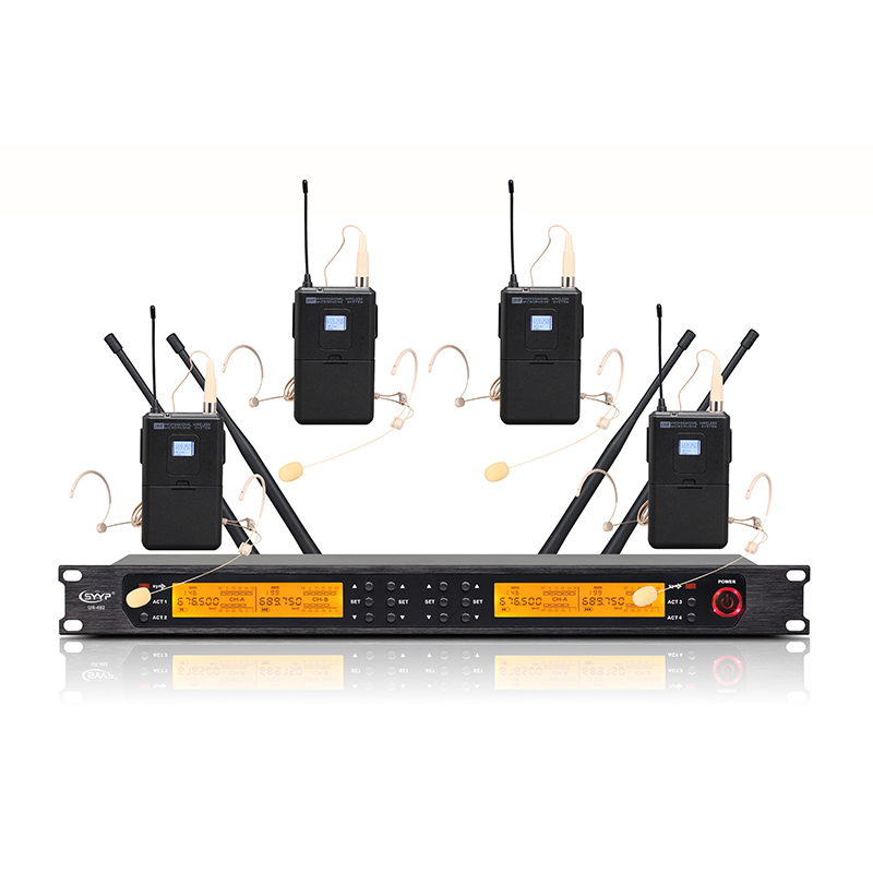 UR-482  一拖四頭戴領(lǐng)夾無(wú)線麥克風(fēng)